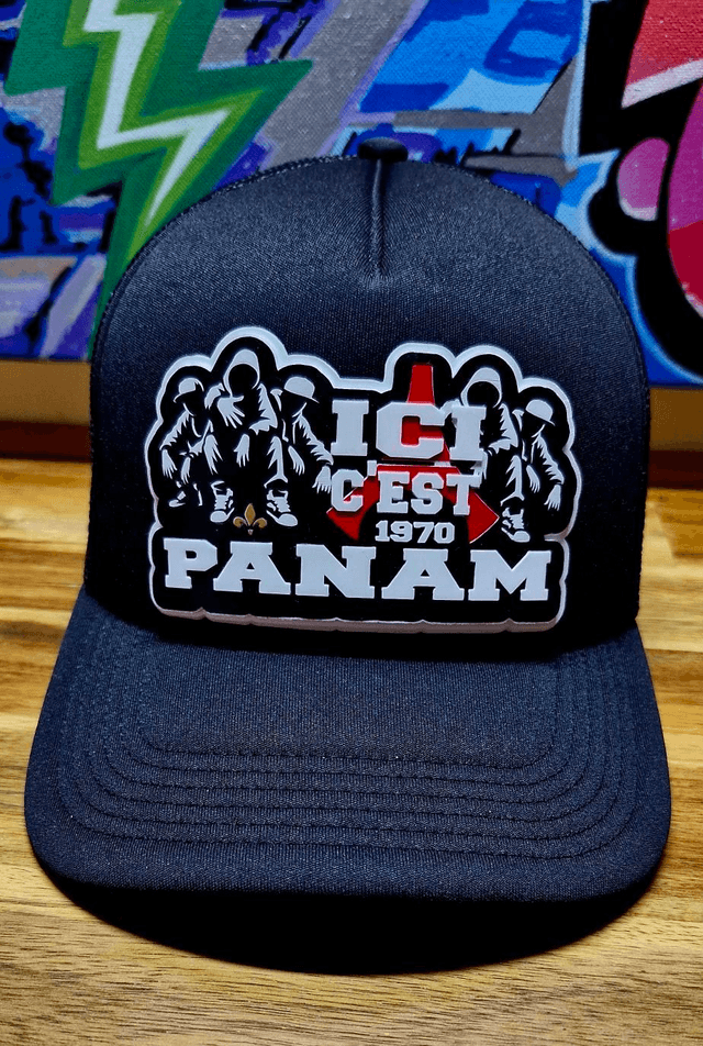 #04 CASQUETTE CUSTOM 3D ICI C'EST PANAM EN STREET URBAN 