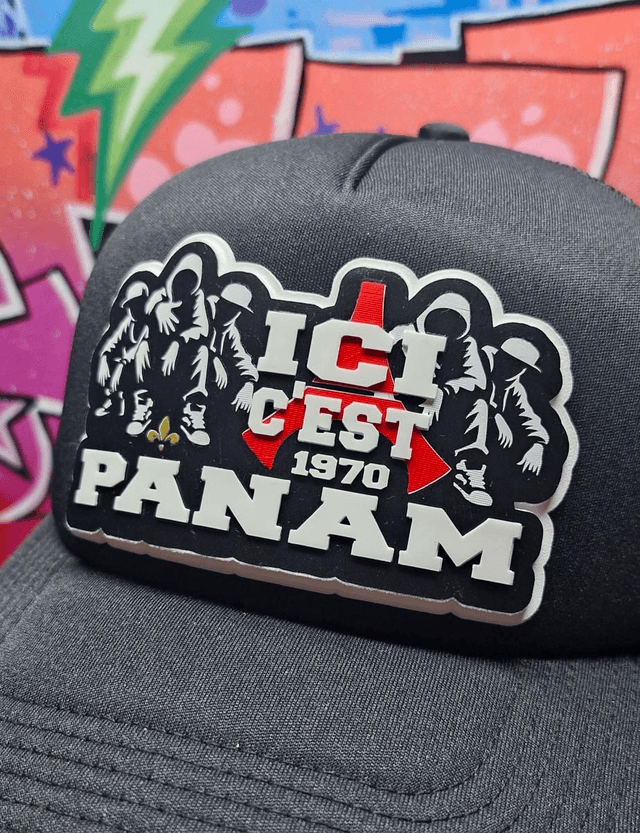 #04 CASQUETTE CUSTOM 3D ICI C'EST PANAM EN STREET URBAN 